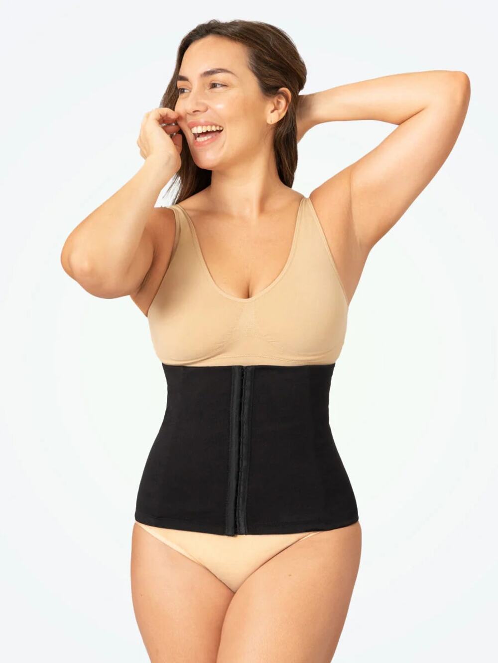 Empetua Smooth Adjustable Curvy Waist Trainer Black Women's Size L NWT